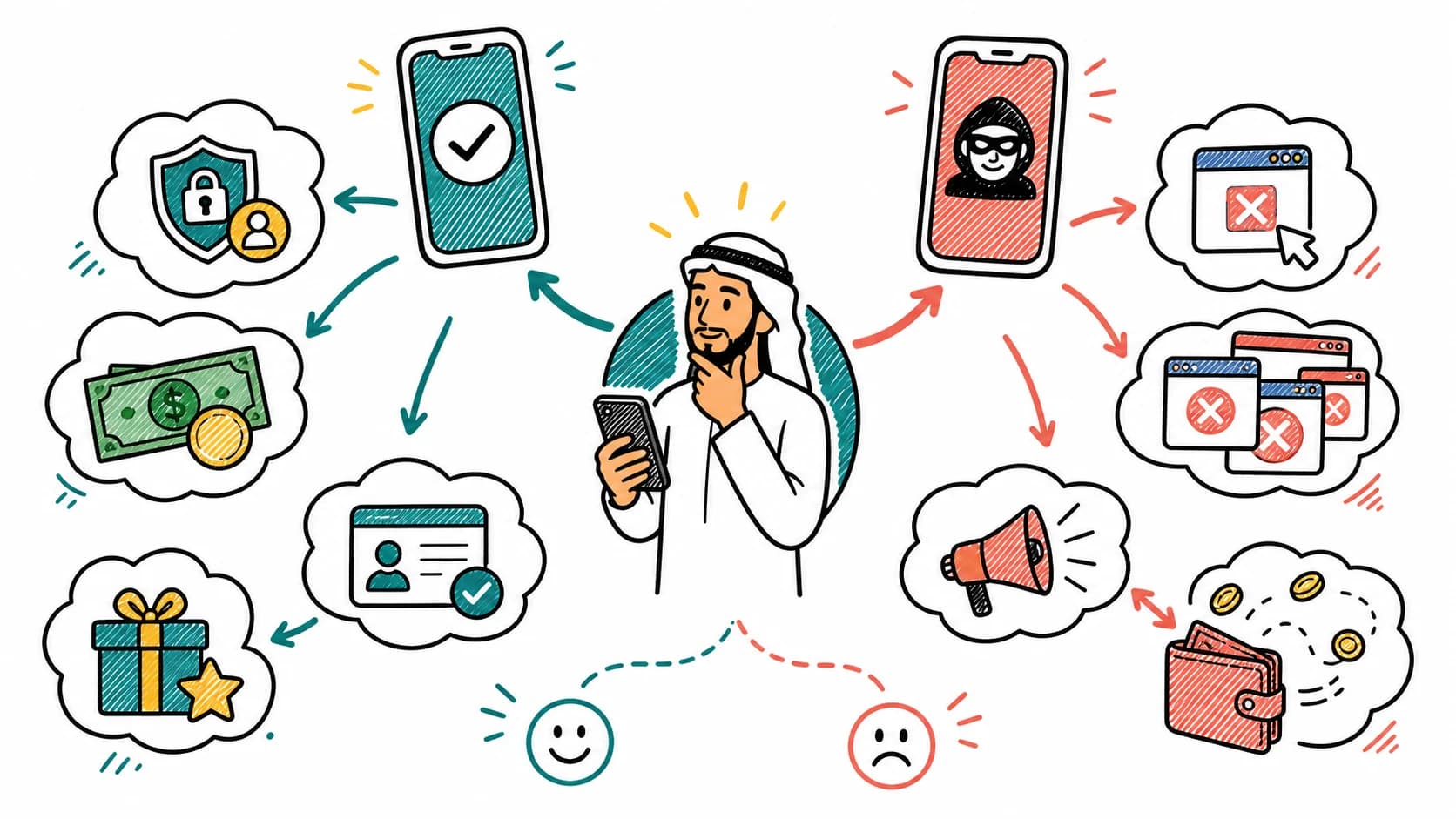 Free access, a specific privacy policy, clear payouts, and verified research clients distinguish legitimate survey apps.
